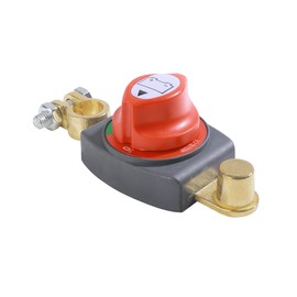 SCUARI Battery Disconnect Switch,Car Accessories Kill Switch for Car,12-48V Automotive Battery Disconnect Switch Disconnect Isolator,Suitable for Car Truck Marine and Electrical Equipment (Top Post)