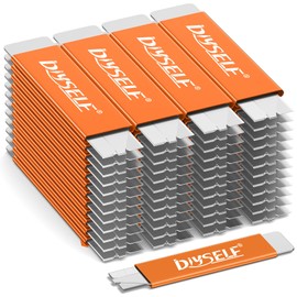 DIYSELF Box Cutters, 48 Pack Letter Openers, Mini Utility Knife, Razor Knife with Single Edge Razor Blade, Box Cutter Retractable for Office, Home, Warehouse, School, Box Cutter Knife (Orange)