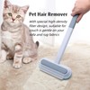 2PCS Pet Hair Remover Brush, 3-in-1 Cat and Dog Hair