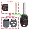Car Key Replacement for Honda Shell 2003-2012 Accord / 2006-2013