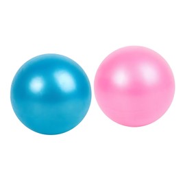 YoXinKau Rubber Balls for Kids, Set of 2/6, Soft Vinyl Balls for Indoor Play, Exercise, Balance, Yoga, Exercise, Birthday Gift (2)