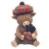Lesser & Pavey Highland Cow Piper Ornament l LP75452