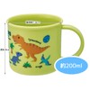 Skater KE4AAG-A Antibacterial Cup, 7.8 fl oz (200 ml), Dinosaurus,