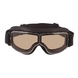 Ashilun Retro Pilot Motorcycle Goggles Fog-proof Warm Riding Goggles ATV Bike Motocross Glasses Safety Goggles