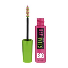 Maybelline Makeup Great Lash BIG Washable Mascara, Blackest Black Volumizing Mascara, 0.34 fl oz
