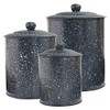Park Designs Granite Enamelware Canisters Set Gray
