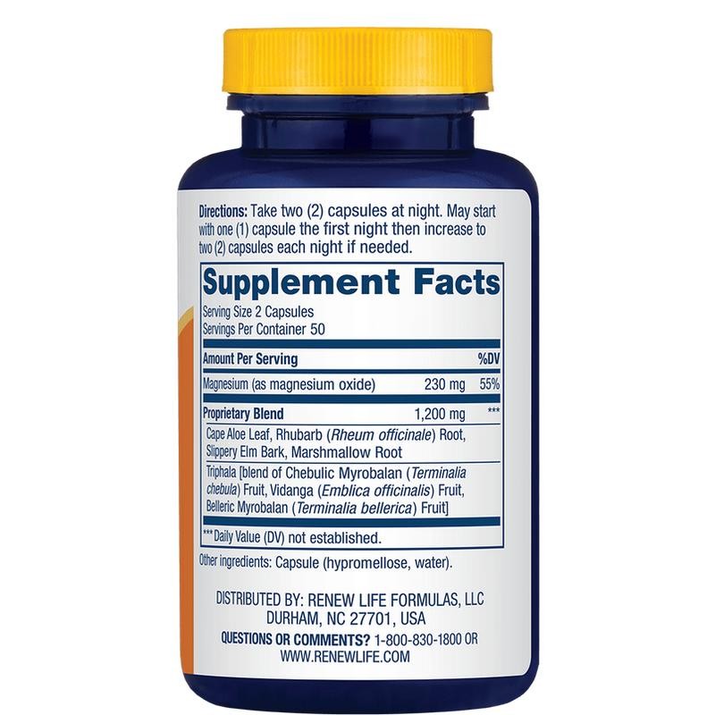 Cleanse More Overnight Formula – 100% Vegetarian Capsules