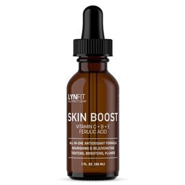 LynFit Nutrition Skin Tightening, Brightening Boost w/Vitamin C+B+E Ferulic Acid Antioxidant Health Serum