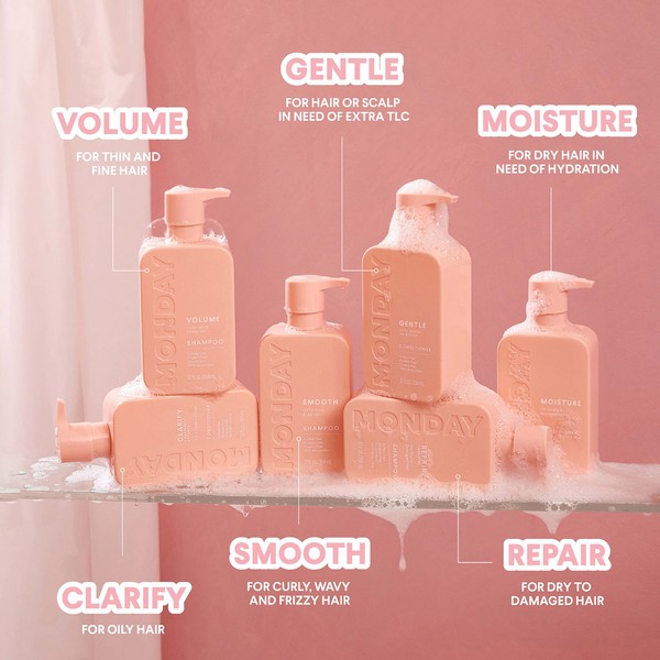 MONDAY HAIRCARE MONDAY HAIRCARE Clarify Shampoo and Conditioner Set 12oz