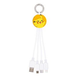Gourmandise Pokemon Multi Charging Cable Pikachu POKE-828A