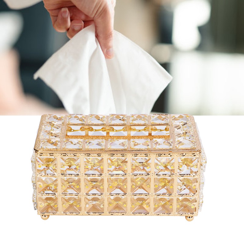 Tissue Box Holder Multifunctional Fashionable Design Exquisite Sturdy Durable Tissue