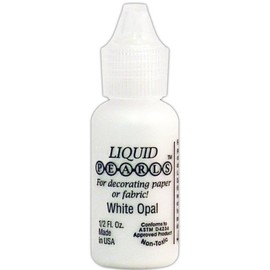Ranger LPL-02062 Liquid Pearls Glue 1/2-Ounce, White Opal