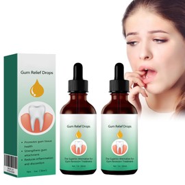 Pemarlis Pack of 2 Natural Oral Care Drops, Gum Regrowth Drops, Gum Restoration, Gum Relief Drops, Gum Easy Renew, Tooth Meat Generation Drops (4)