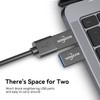 SENGEXIN USB C Male to USB Female Adapter 2-Pack, USB