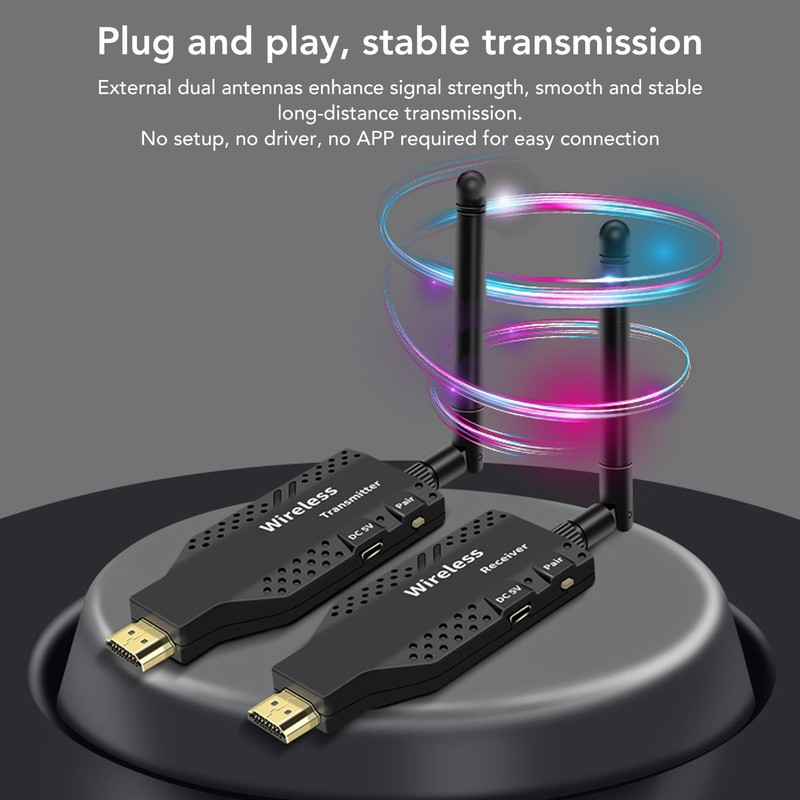 HD Multimedia Interface Wireless Extender 50m 1080P 60Hz 5.8GHz HD