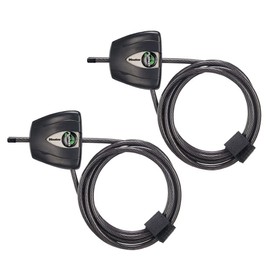 Master Lock Python Cable Lock, Cable Lock with Keys, Trail Camera and Kayak Locking Cable, 2 Pack, 8417T