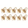 10Pcs Turn Lock Sturdy Durable Alloy Material Wide Classic Style