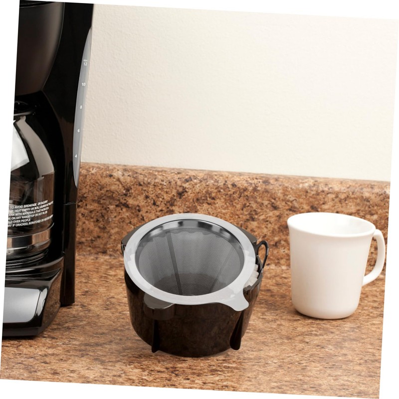 TEHAUX Stainless Dripper with Double Layer Mesh Filter Easy to
