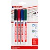 edding 400 Permanentmarker - schwarz, rot, blau, grün - 4