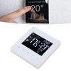 White Intelligent Thermostat Touch Screen 16A LCD Display Smart Temperature