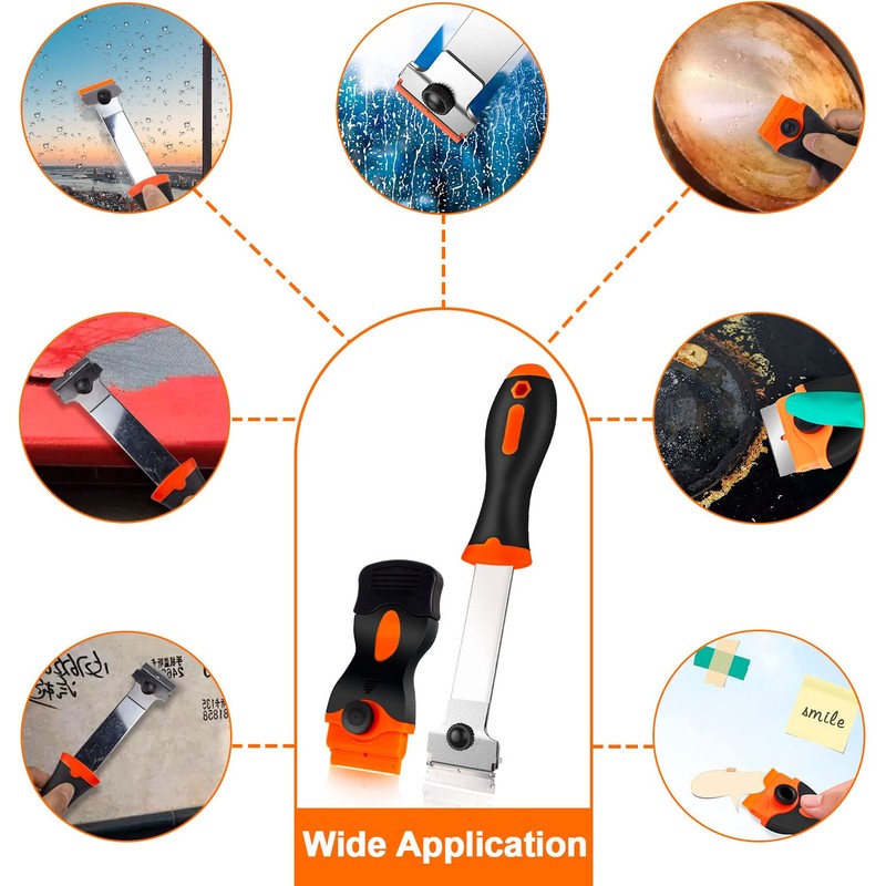 SPEALLOY Heavy-Duty & Gentle Scraper Duo Kit | 2-in-1 Metal