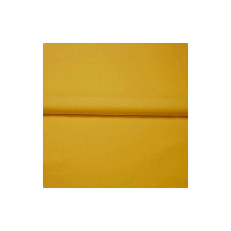 Hans-Textil-Shop Fabric by the Metre, Plain Cotton Linen Fabric, Tested