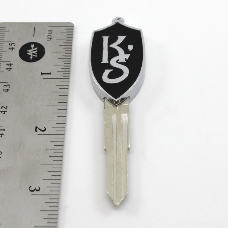 Rotary13B1 Silvia K's Key Blank in Black Enamel for Ignition
