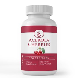 Pure Original Ingredients Acerola Cherry, (100 Capsules) Always Pure, No Additives Or Fillers