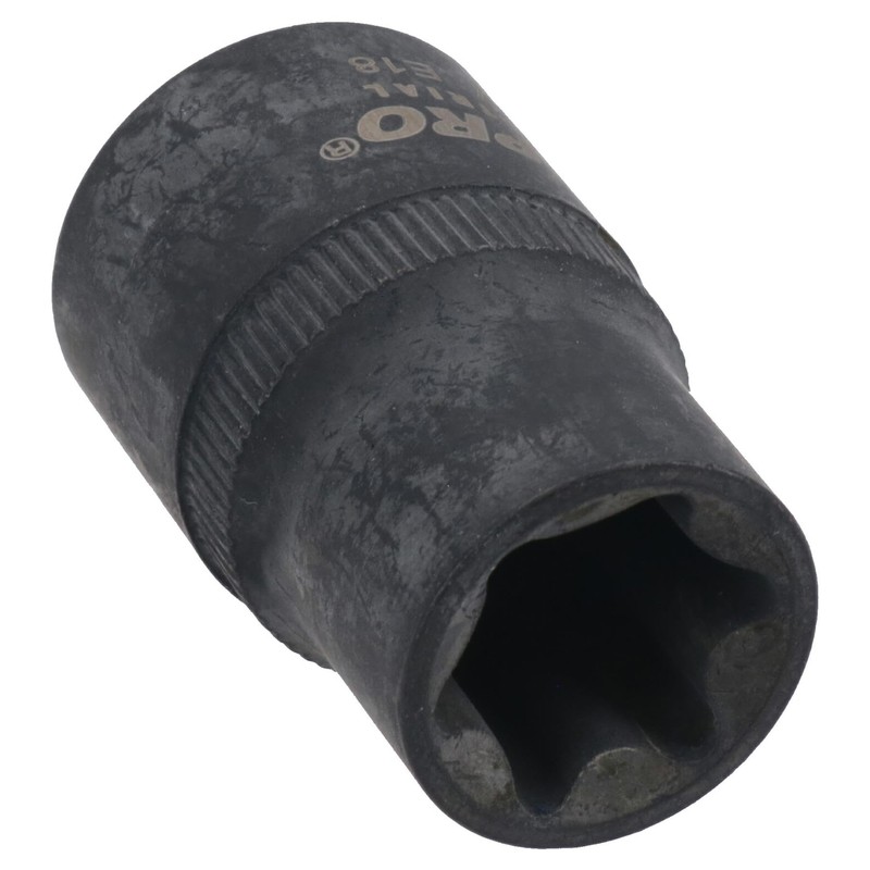 E18 Female Impacted Impact Torx Star E Socket 1/2in Drive