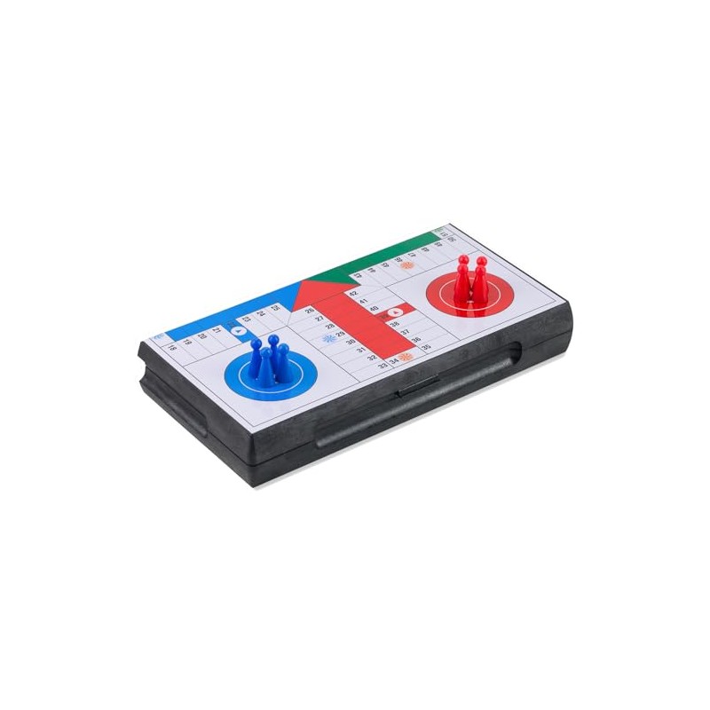 Ludo Game Board Set -9.5”, Magnetic Folding Travel Classic Strategy