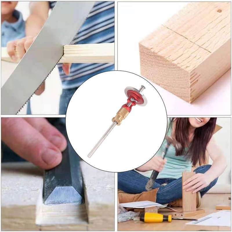 Wheel Marking Gauge High Accuracy Knob Adjustment Portable Wheel Scriber