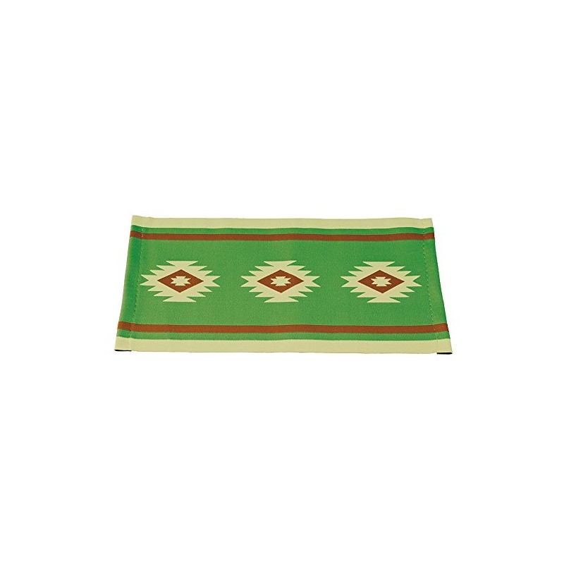 DECOLE ZCB-37854 Tibetan Rug, Green, Approx. 78.7 x 48.0 inches