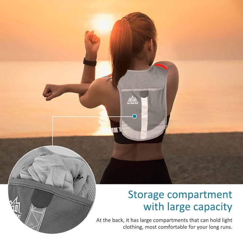 HINATAA Running Backpack Lightweight Hydration Backpack 5L 230g Running Hydration