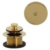 Westbrass Twist & Close Tub Trim Set with One-Hole Overflow