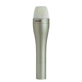 Shure SM63 Omnidirectional Dynamic Vocal Microphone with 14.5cm Handle for Handheld Applications On-Stage and in Broadcast, Recording, and TV Studios, 3-pin XLR Connector - Champagne (SM63)