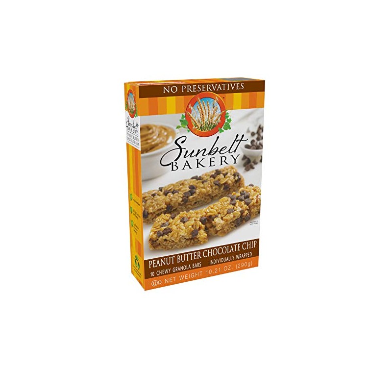 Sunbelt Bakery Peanut Butter Chocolate Chip Chewy Granola Bars, 20