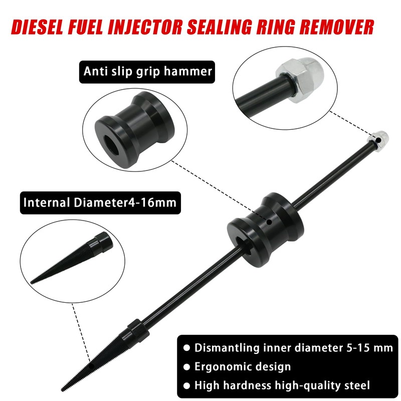 XiTuanYuan Injector Seal Ring Puller Tool, Injector Seal Ring Remover