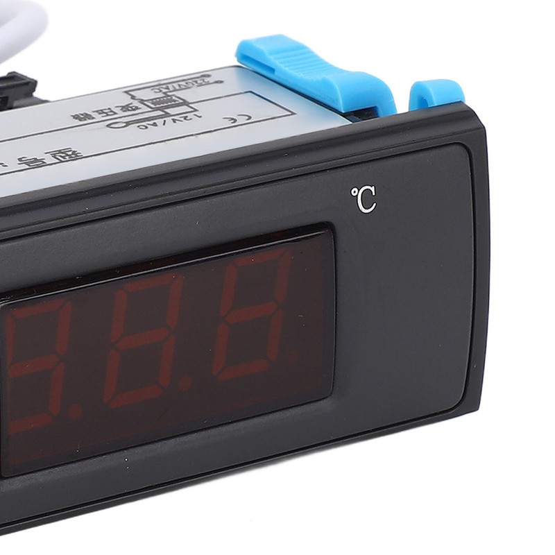 Digital Thermostat 0.1℃ Resolution 0.5℃ Accuracy Dual Display Temperature Controller