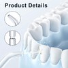 6 Pcs Flosser Tips Replacement Heads Compatible with Waterpik,Flosser Replacement