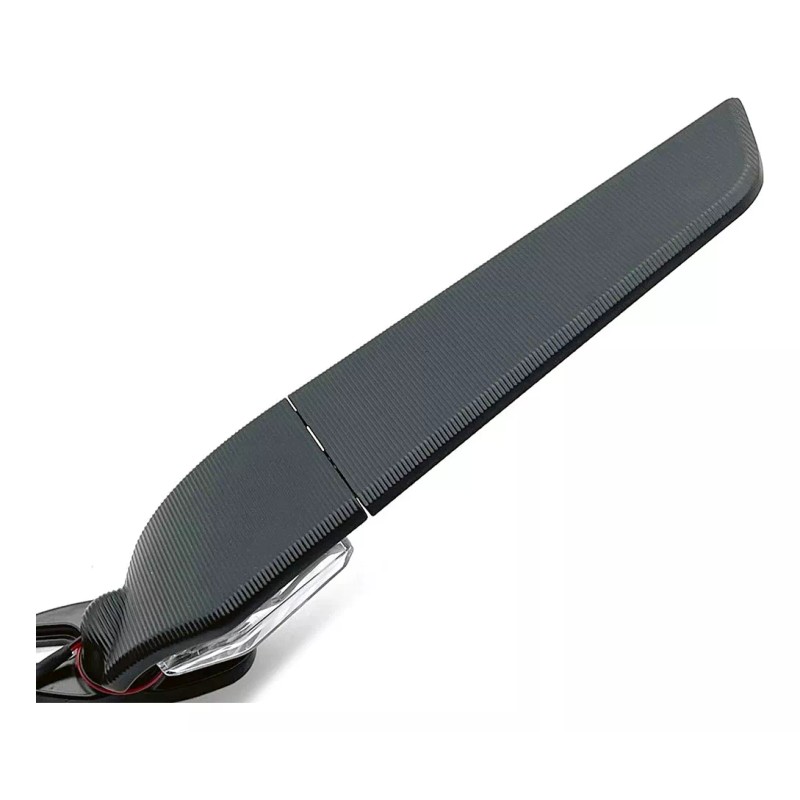 BOBOJIIIER Espejo Retrovisor Con Luz De Giro Led, 2 Piezas