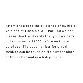 Smart Weld Liner 15ft fit up to .045 Wires fit Linc. MIG Pak 140 MIGPak 11636 Welder
