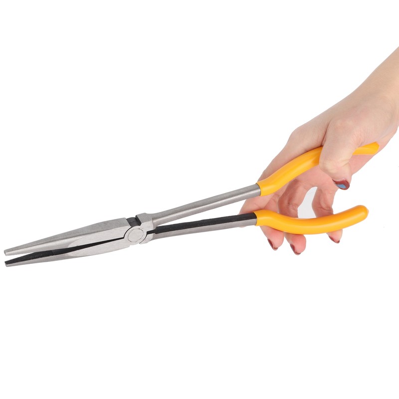 Needle Nose Pliers 55# Steel Straight Long Nose Pliers High