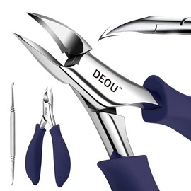 DEOU 족부과 전문의 발톱깎이용 잉그로우 발톱깎이 도구, 두꺼운 손톱과 상감 손톱, 매니큐어 및 페디큐어 클 , 헤비 듀티 손톱깎이, 도구(다크 블루+손톱 제거기) [Orange+nail Remover] DEOU Podiatrist Toenail Clipper Tool for Ingrown Nails, Thick Nails and Ingrown Nails, Heavy Duty Nail Clipper, Tools (Dark Blue + Nail Rem