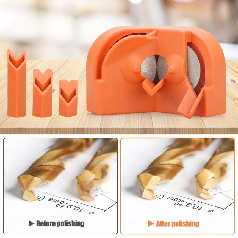 Unbranded Portable Drill Bits Grinding Sharpener Drill Grinder Blade Sharpening