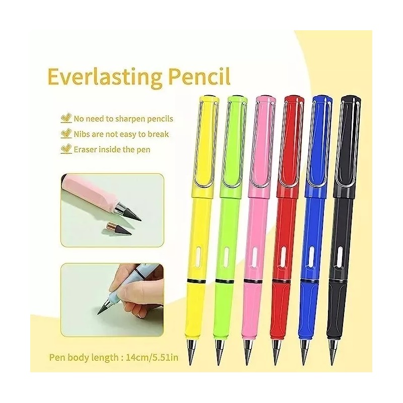 ML Lápices Infinito Mágico Con Borrador 25 Pzs