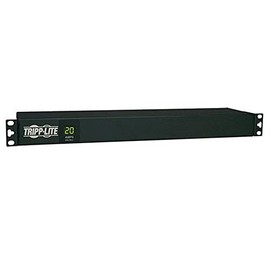 Tripp Lite Metered PDU, 20A, 12 Outlets (5-15/20R), 120V, L5-20P/5-20P Input, 6 ft. Cord, 1U Rack-Mount Power (PDUMH20-6)