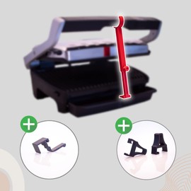 Optigrill Contact Grill Spacer Accessory for All Models + Feet (Blue Standard/Plus/XL + Feet)