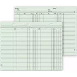 Ledger Sheets - Double Entry