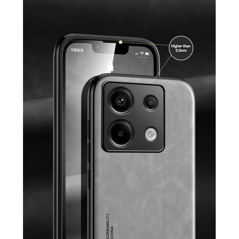 Kepuch Silklike Case for Redmi Note 13 Pro, Built-in Metal