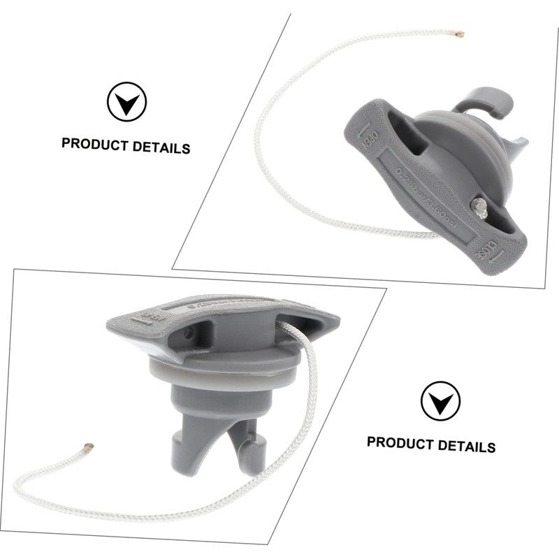 HANABASS 4pcs Dinghy Air Valve Plug for Kayak Inflatable Boat